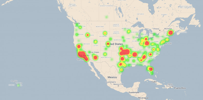 Heat Map Orders by Zip v2